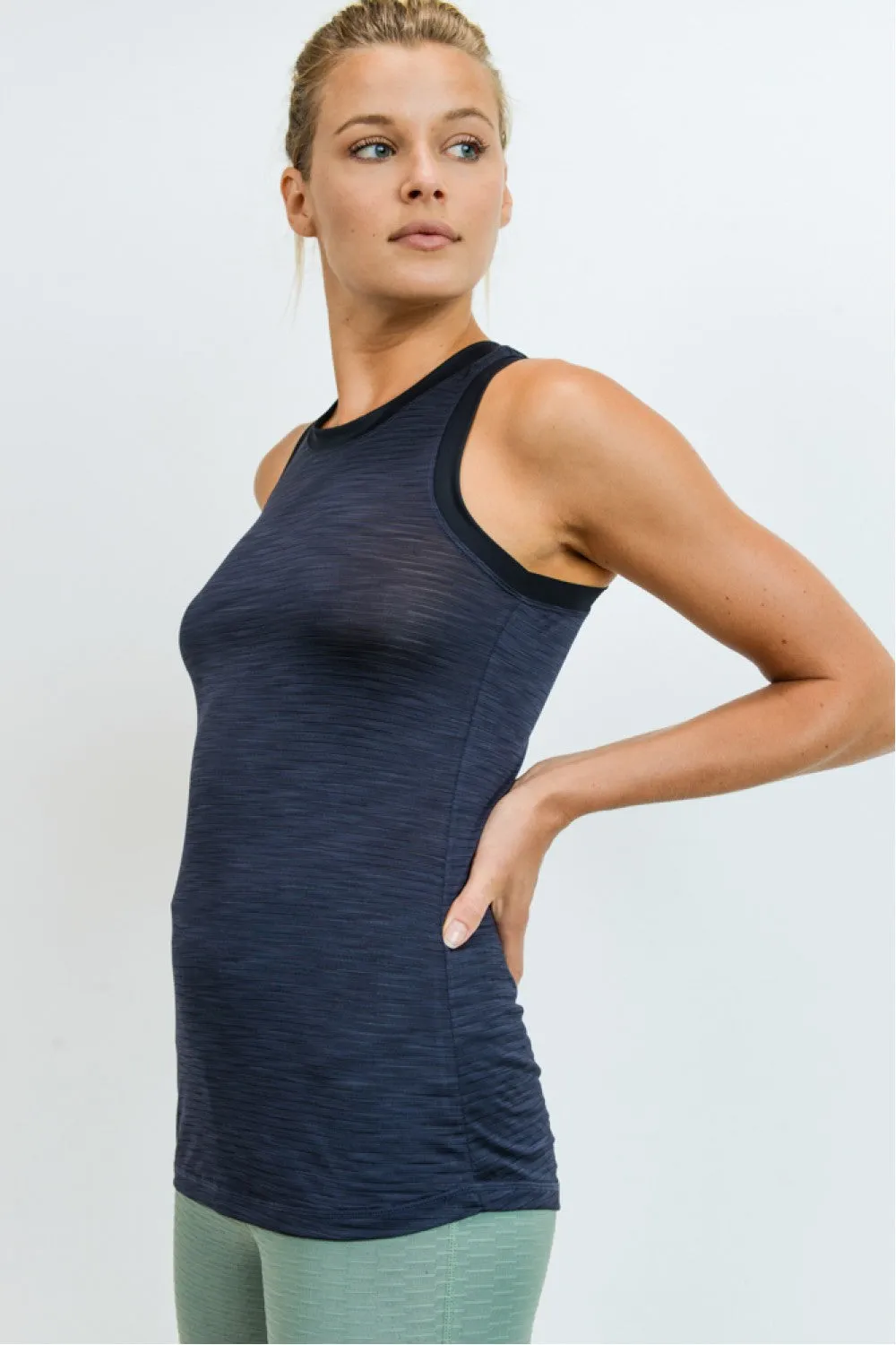 Racerback Tank Top | Navy