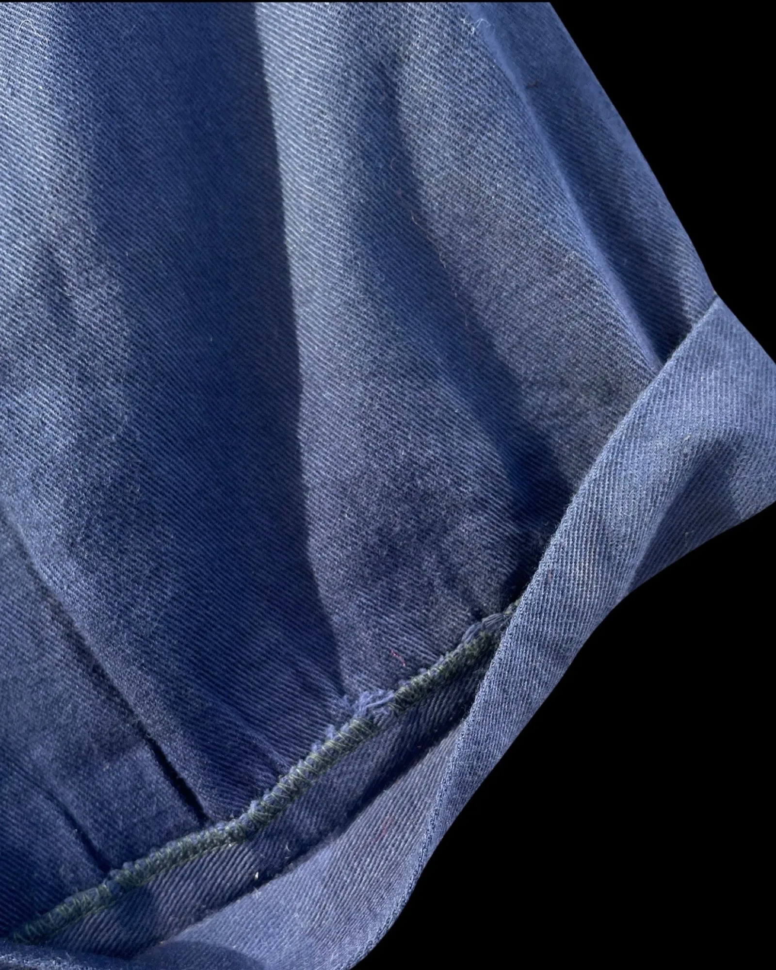 Rare 1930s Sportswear Fall Front Navy Cotton Twill Pants