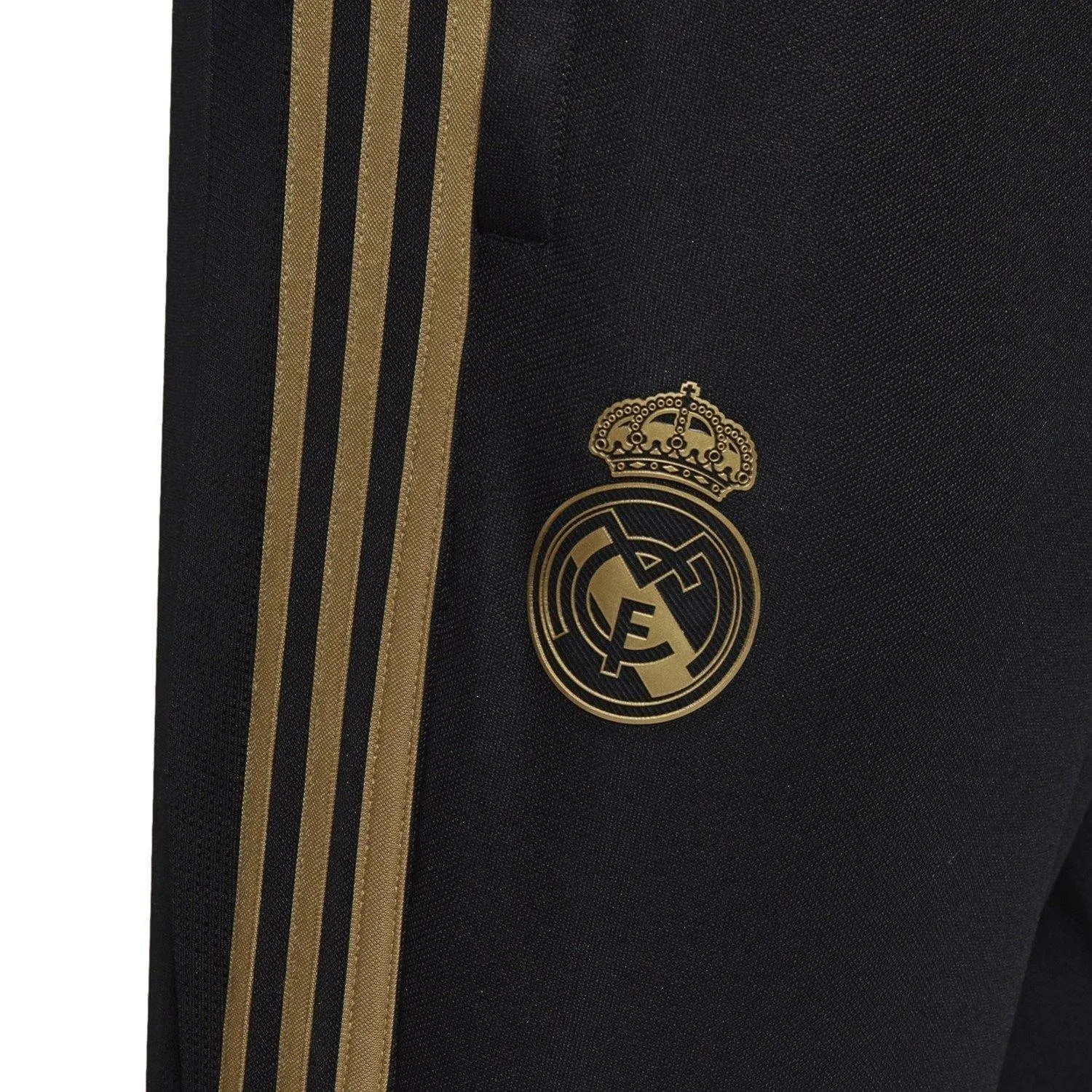 Real Madrid soccer black technical training tracksuit 2019/20 - Adidas