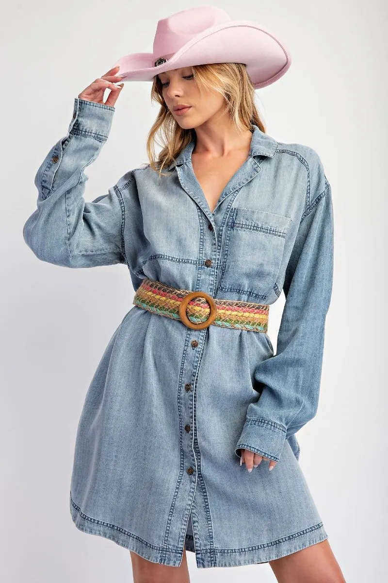 Reba Denim Dress