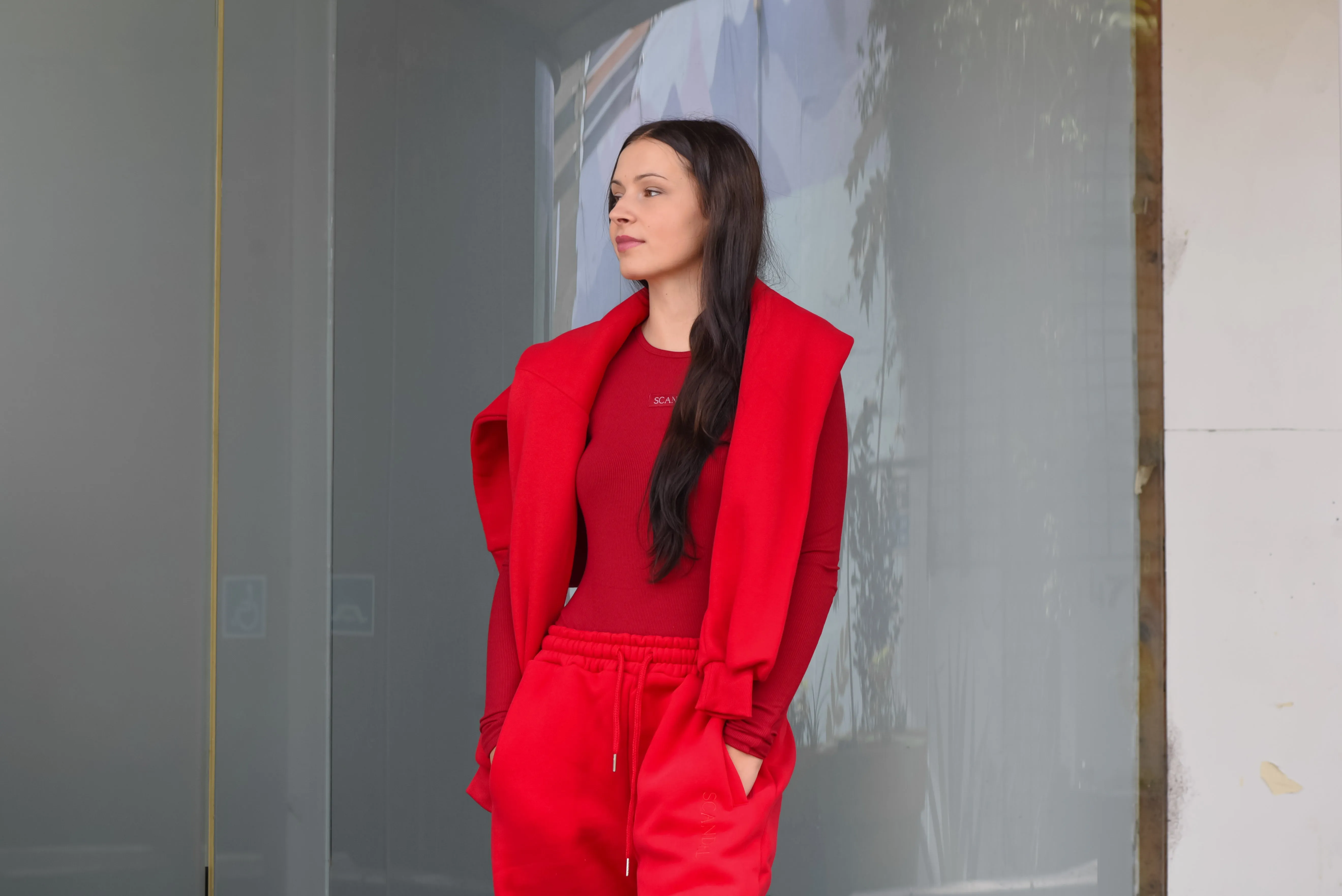 Red Tracksuit Pants