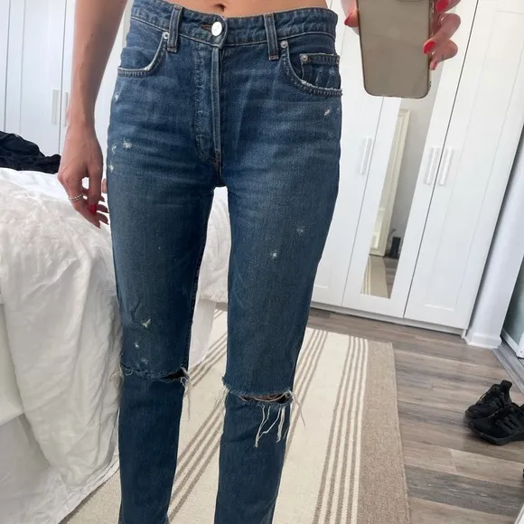 Reformation Dark Wash Denim