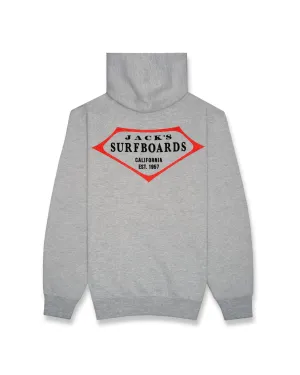 Retro Lam Classic Pullover Hoodie - Heather Grey