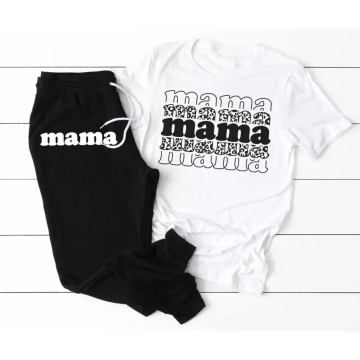 Retro Mama Combo Sweat Pant and Tee