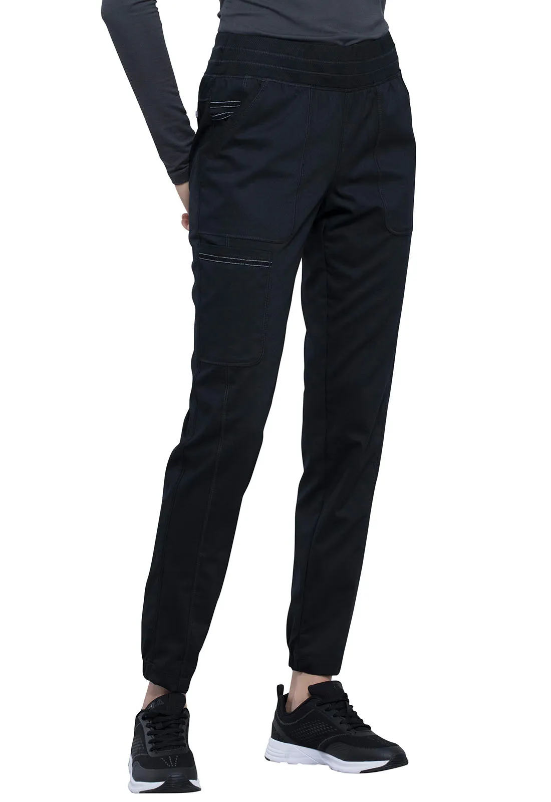Revolution WW011 Natural Rise Jogger Black