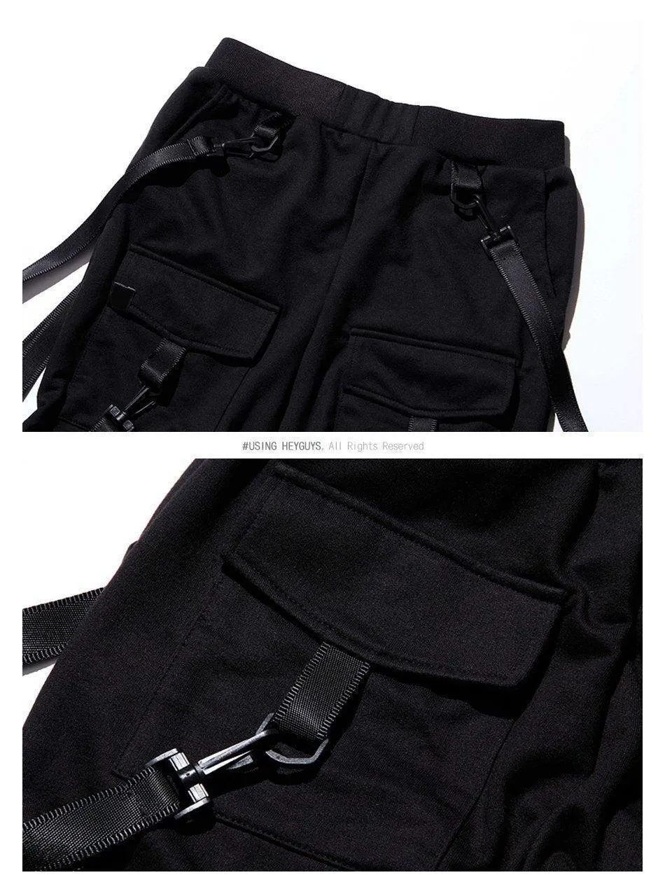 Ribbon Cargo Pants For Men