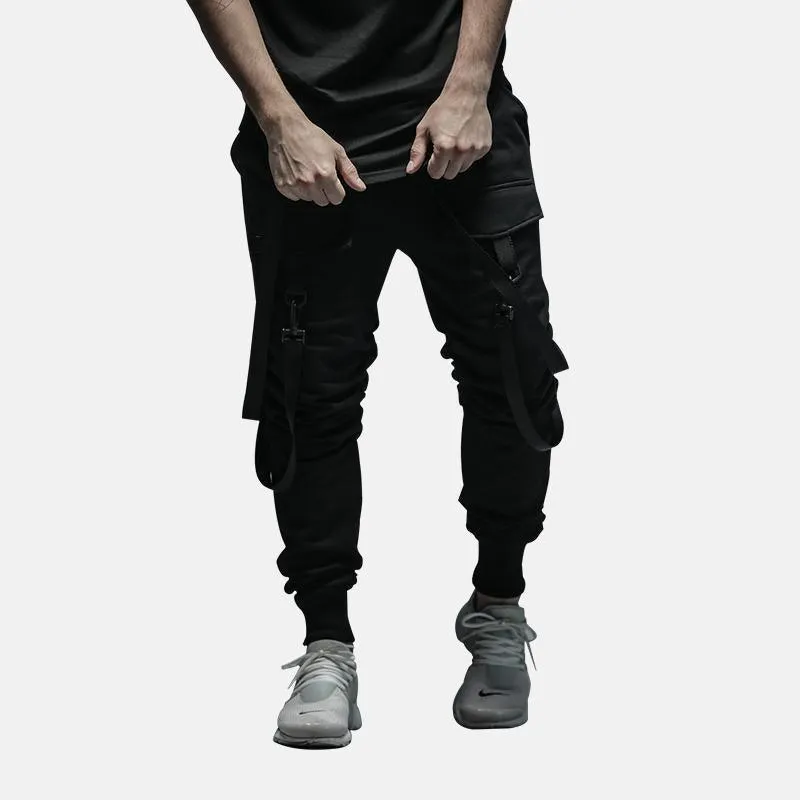 Ribbon Cargo Pants For Men