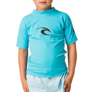 Rip Curl Junior Corpo Short Sleeved UV Tee - Blue