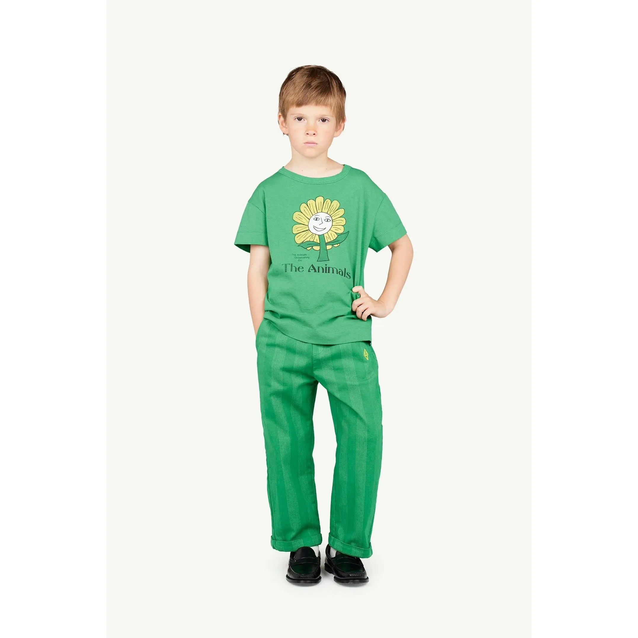 Rooster Kids T-Shirt Green