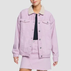 Roxy Great Time Denim Jacket Dawn Dusk - Womens