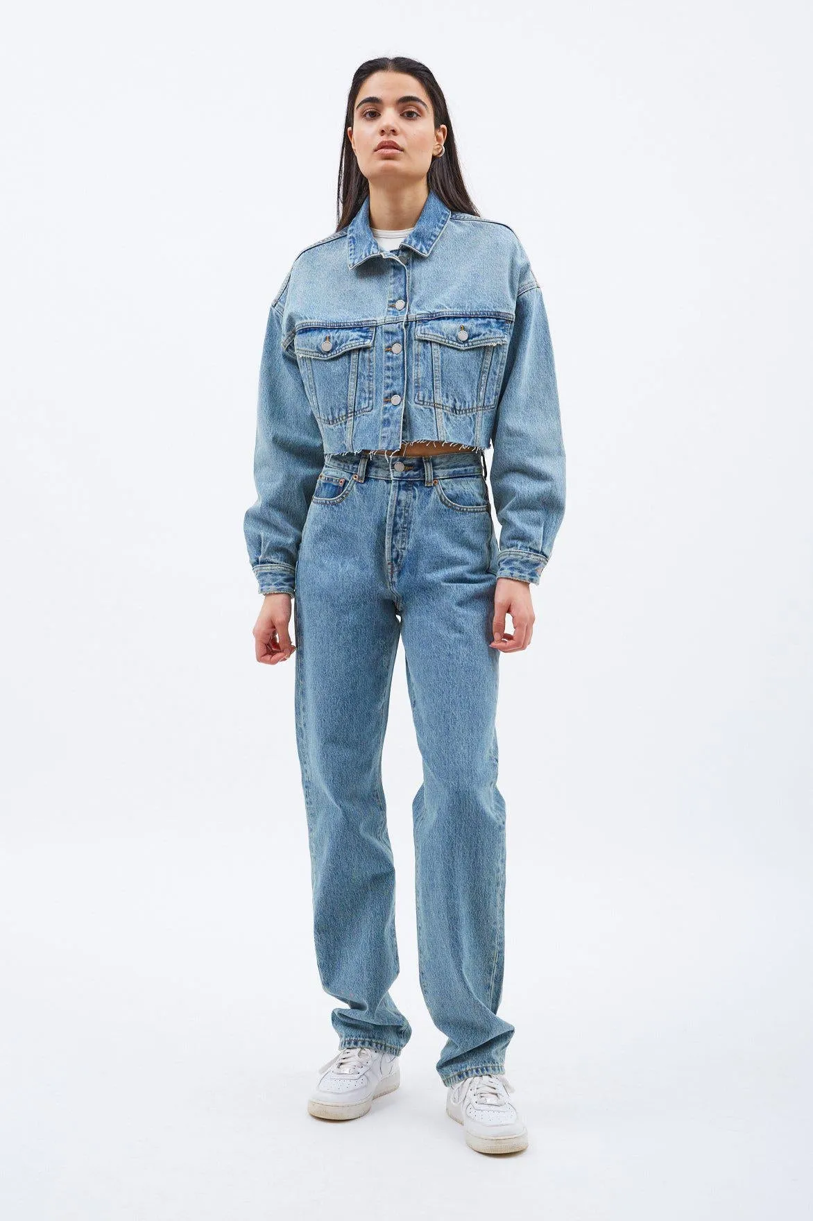 Sandi Denim Jacket - Canyon Sky Worn Dirt A FURTHER 15% OFF AUTOMATICALLY APPLIED AT CHECKOUT