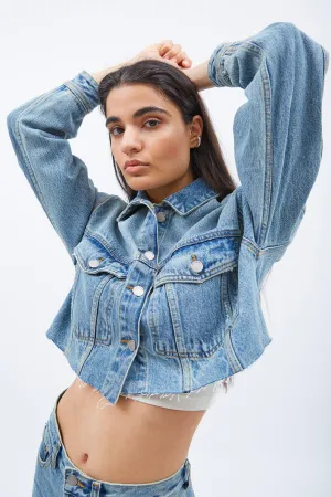 Sandi Denim Jacket - Canyon Sky Worn Dirt A FURTHER 15% OFF AUTOMATICALLY APPLIED AT CHECKOUT