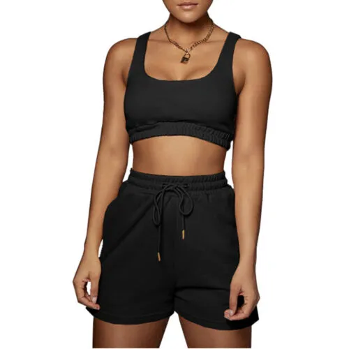 Seamless Workout Gym Light Shorts with Sports Bra