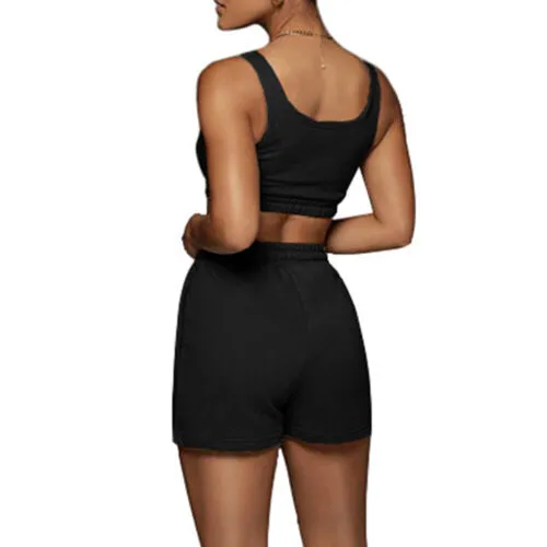 Seamless Workout Gym Light Shorts with Sports Bra