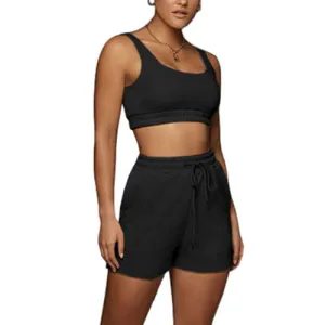 Seamless Workout Gym Light Shorts with Sports Bra