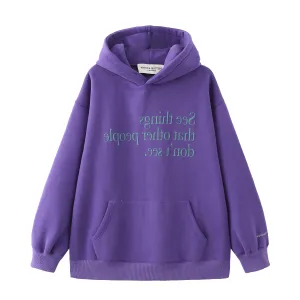 See Things / Oversized Hoodies • Purple