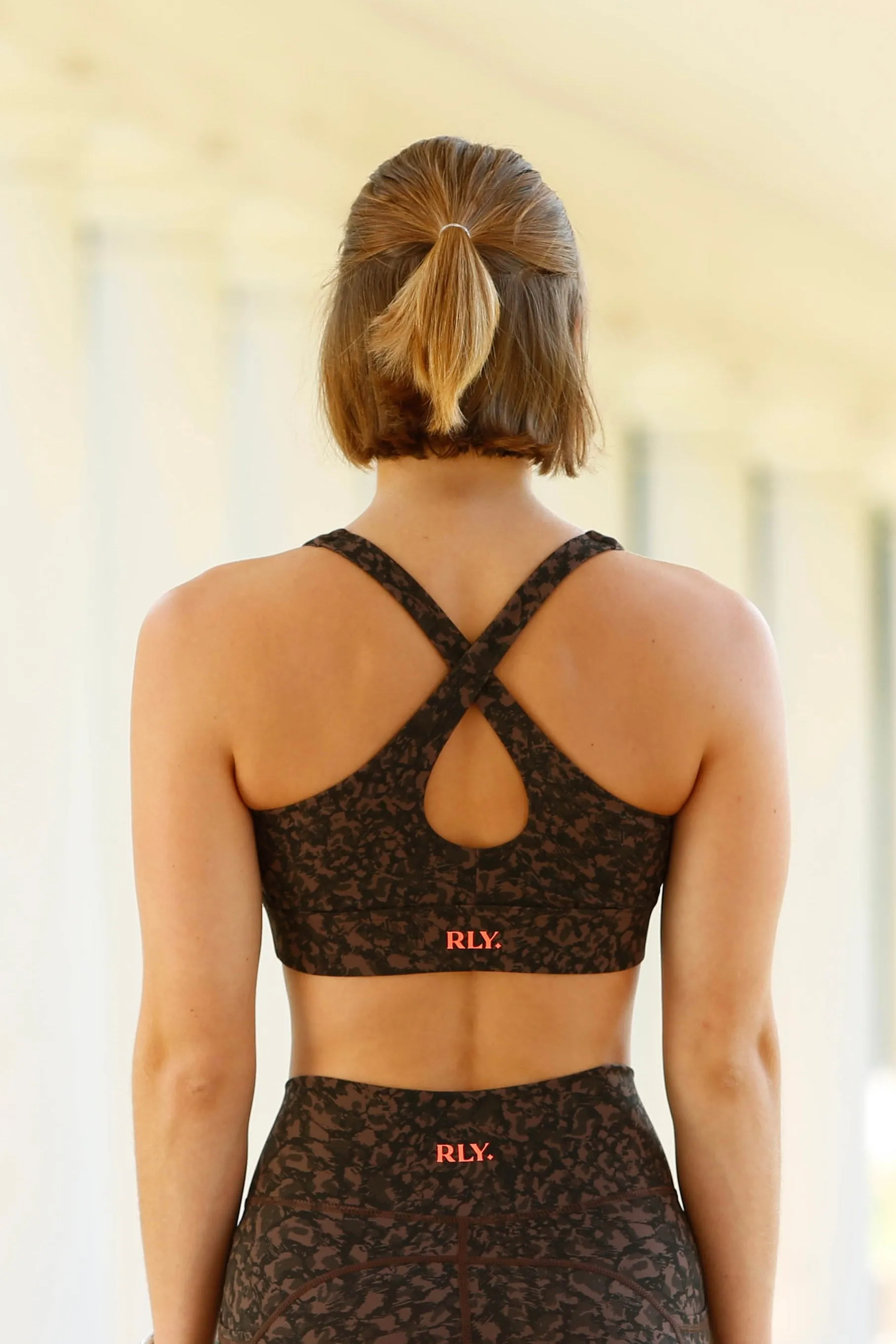 Shannon Run Bra (SoftSupport™ leopard print)