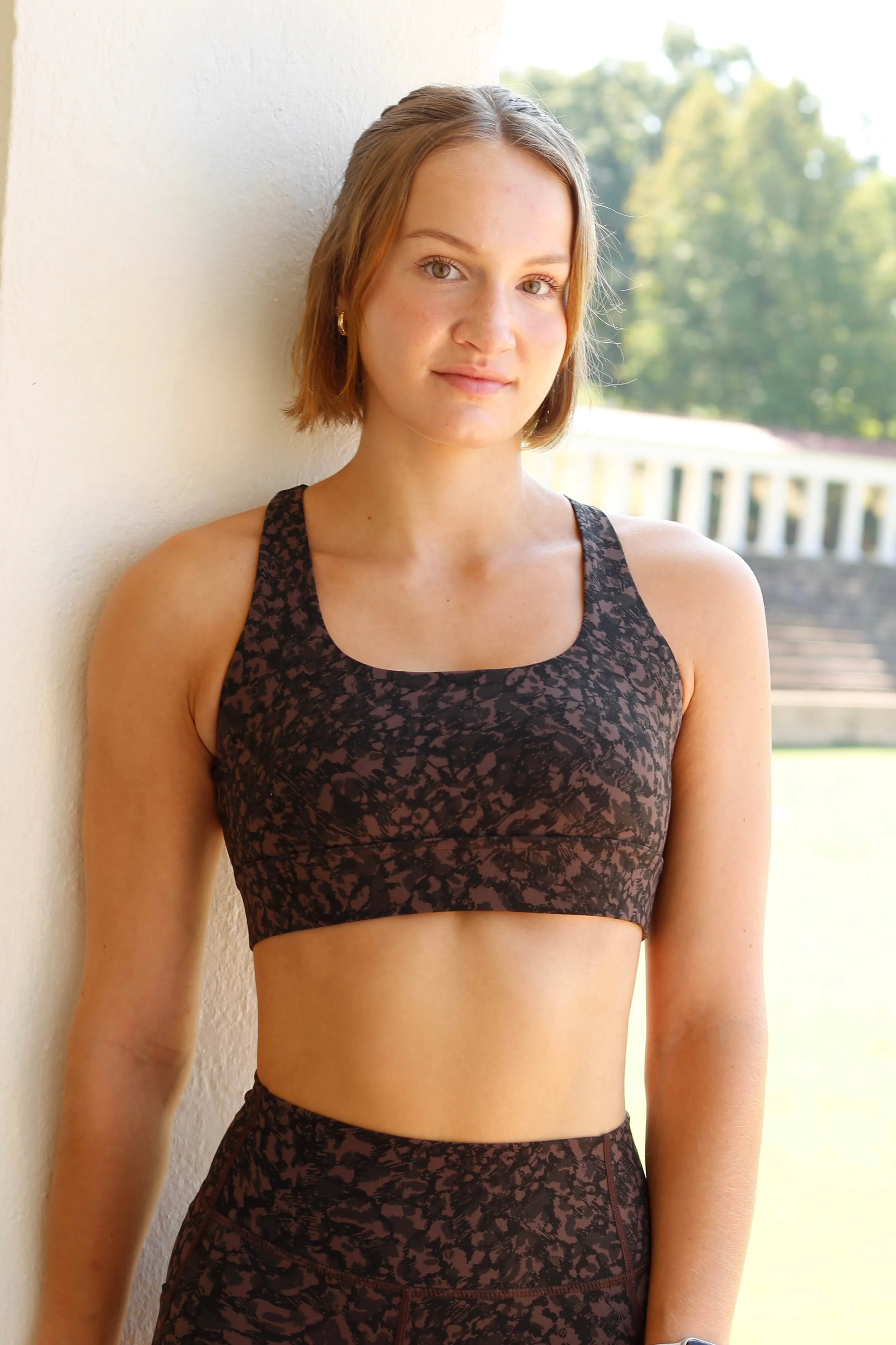 Shannon Run Bra (SoftSupport™ leopard print)
