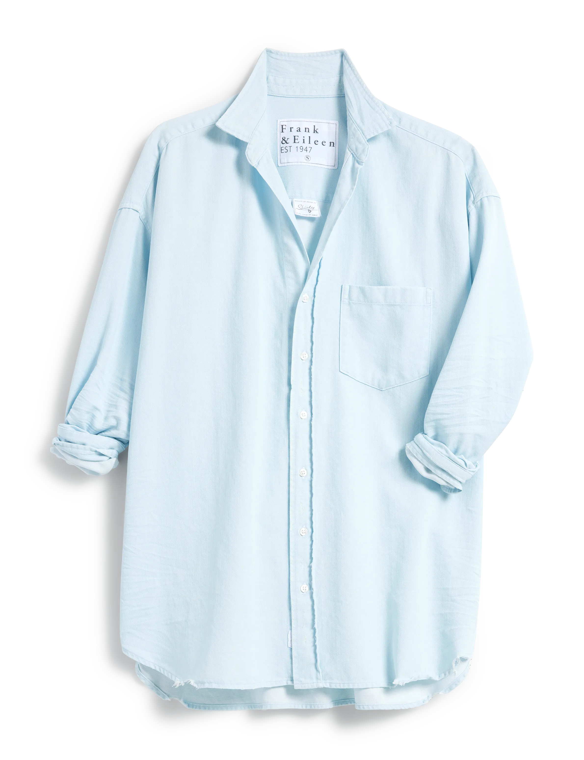 SHIRLEY Classic Blue Tattered Wash, Famous Denim