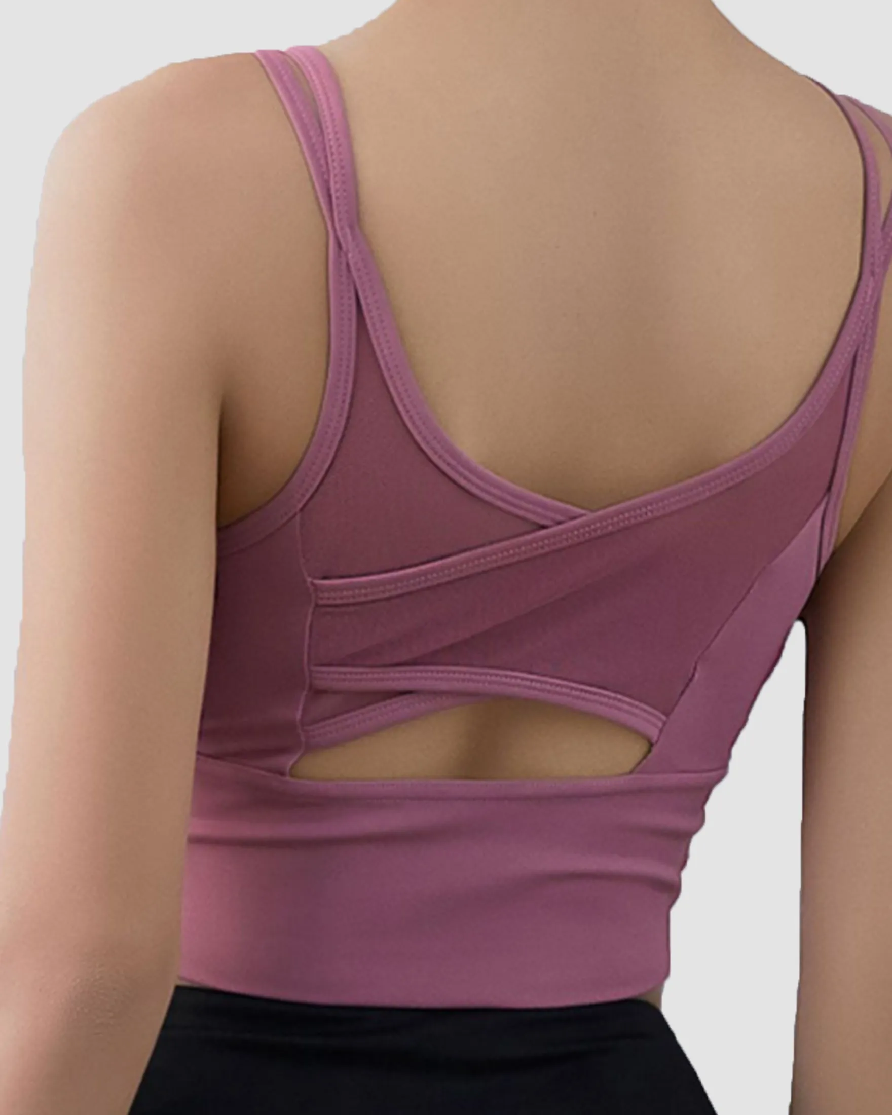 Shockproof Mesh Sports Bra