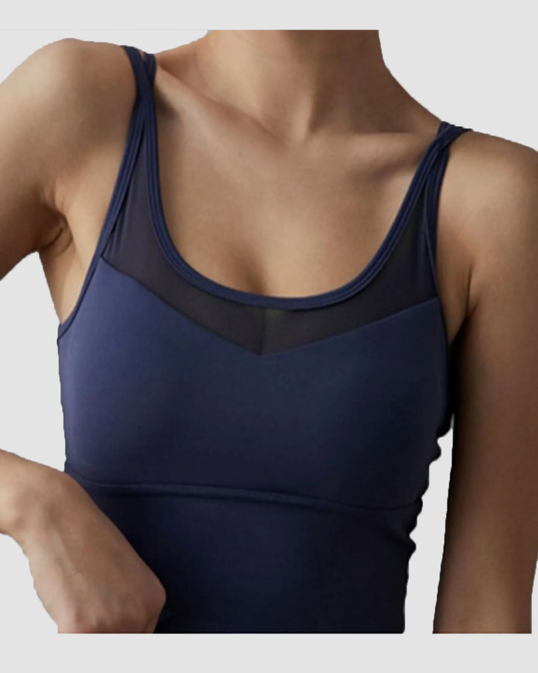 Shockproof Mesh Sports Bra