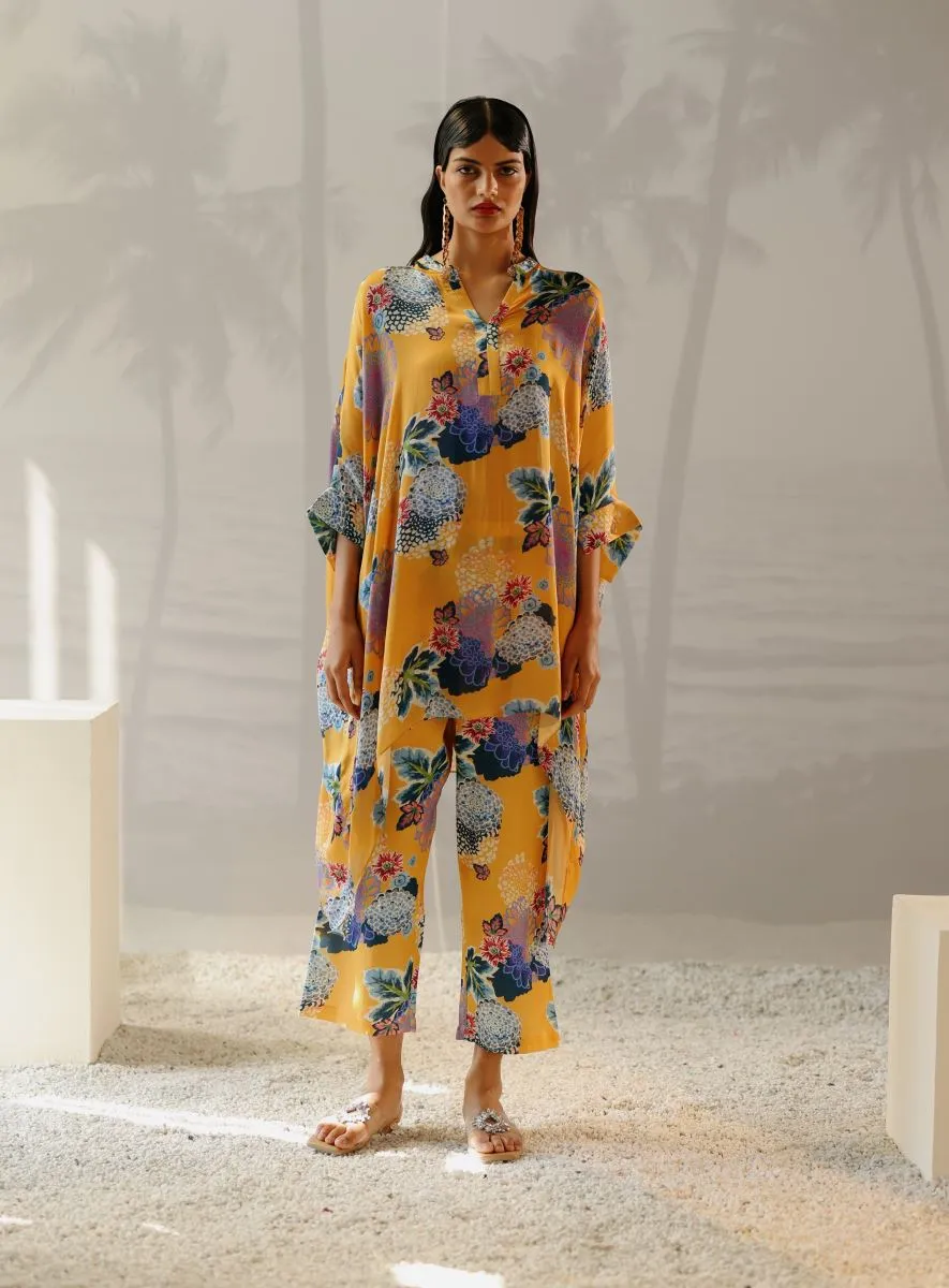 Short kaftan sunset set