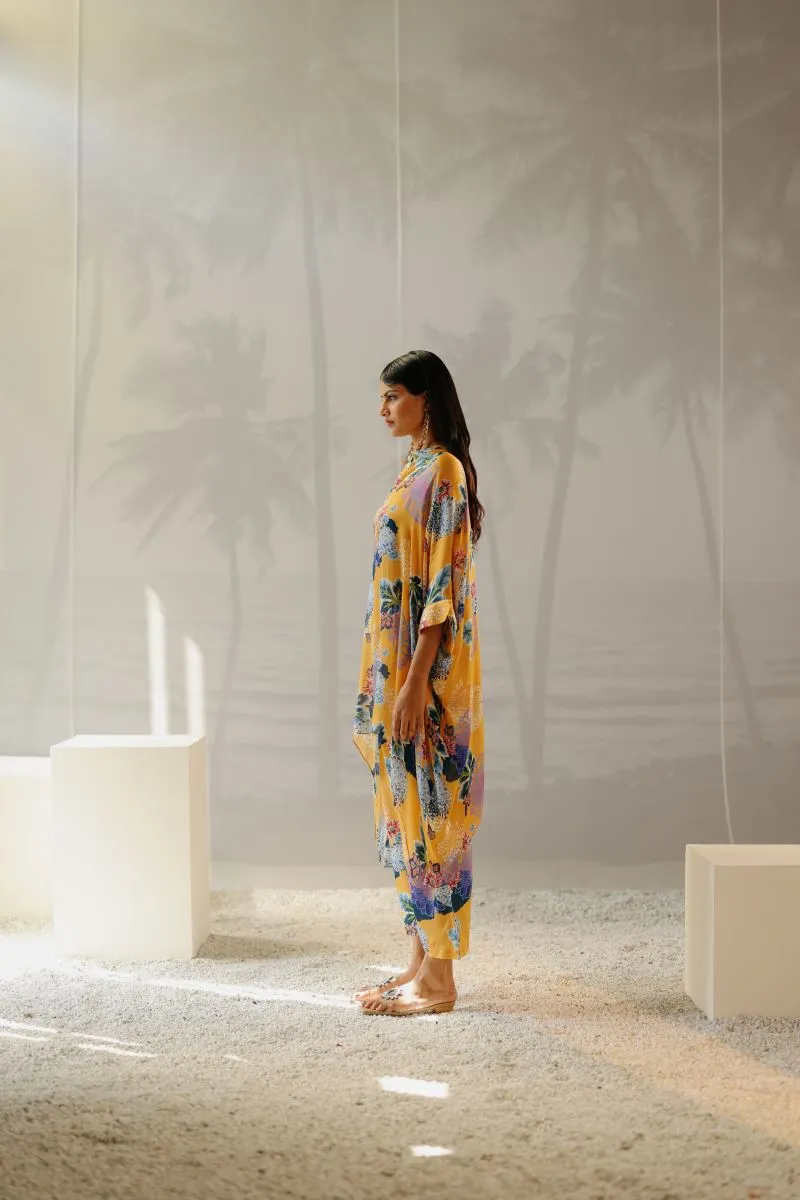 Short kaftan sunset set
