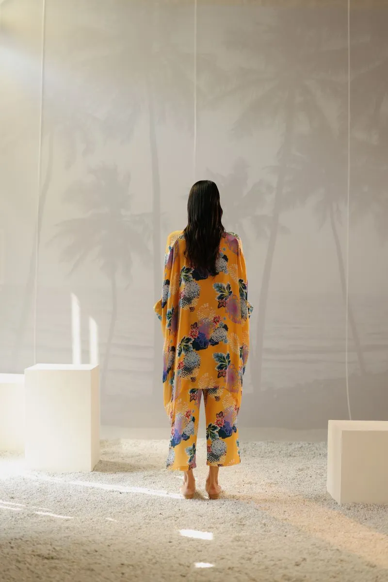 Short kaftan sunset set