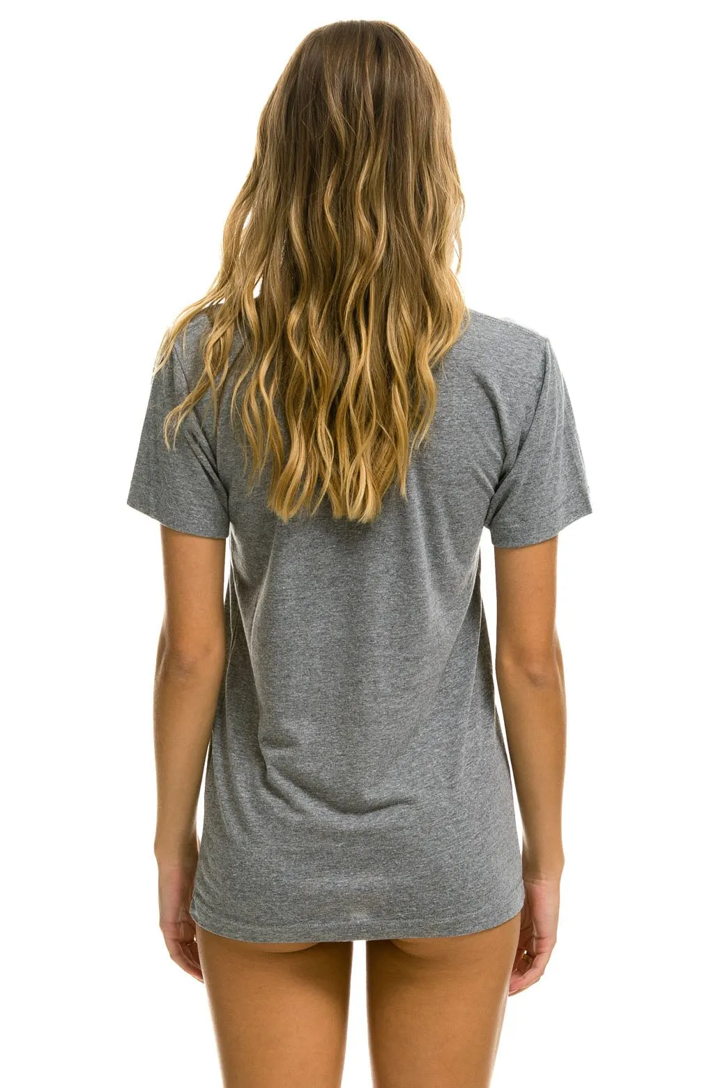 SIGNATURE TEXAS SMALL LOGO TEE - HEATHER GREY
