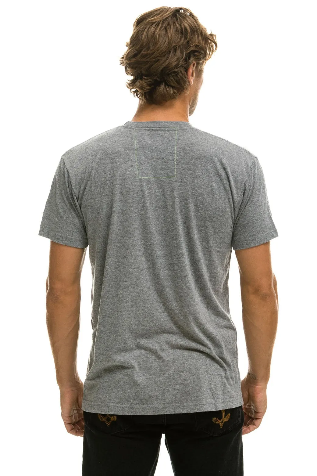 SIGNATURE TEXAS SMALL LOGO TEE - HEATHER GREY