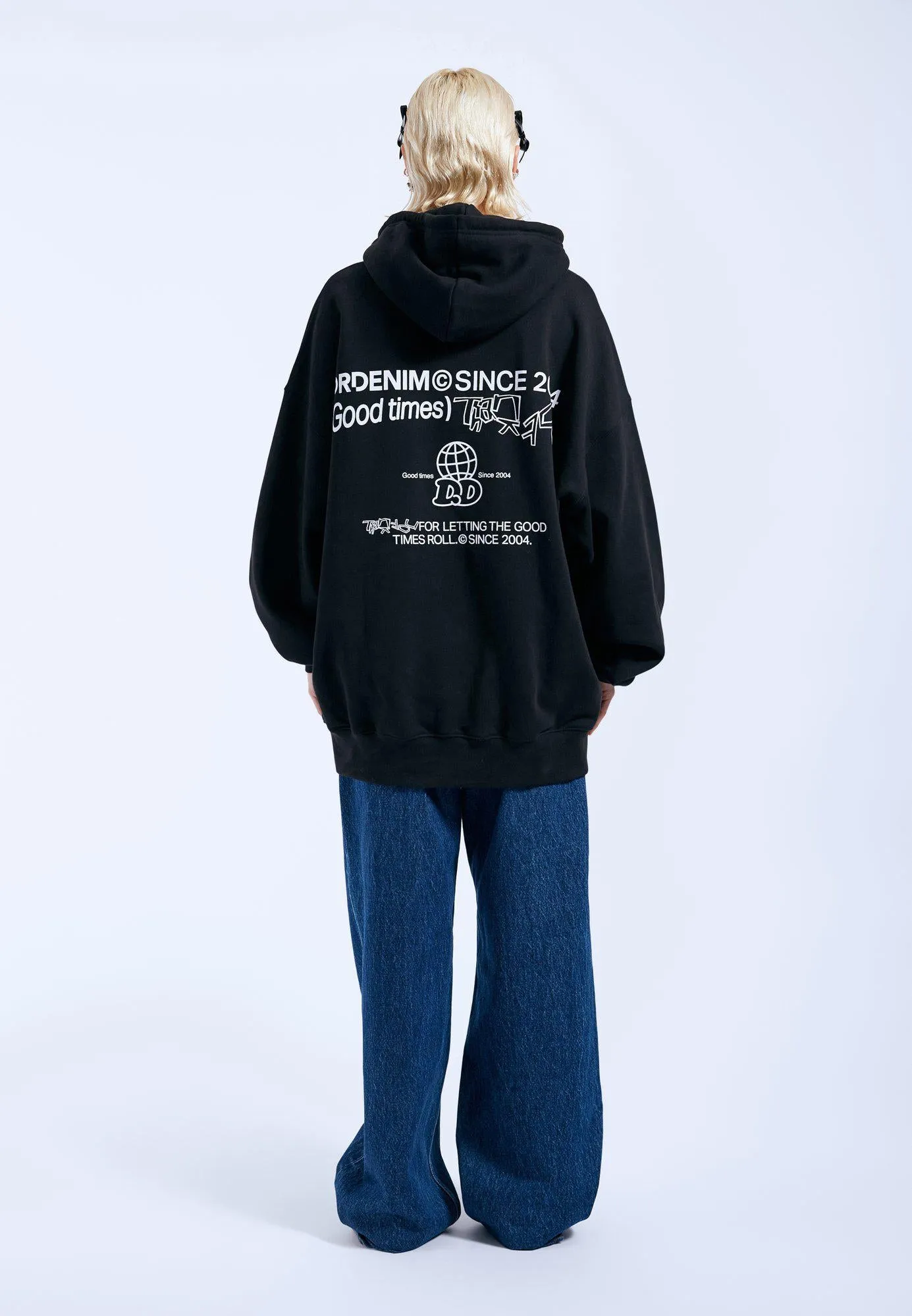 Siri Hoodie - Black Thank You