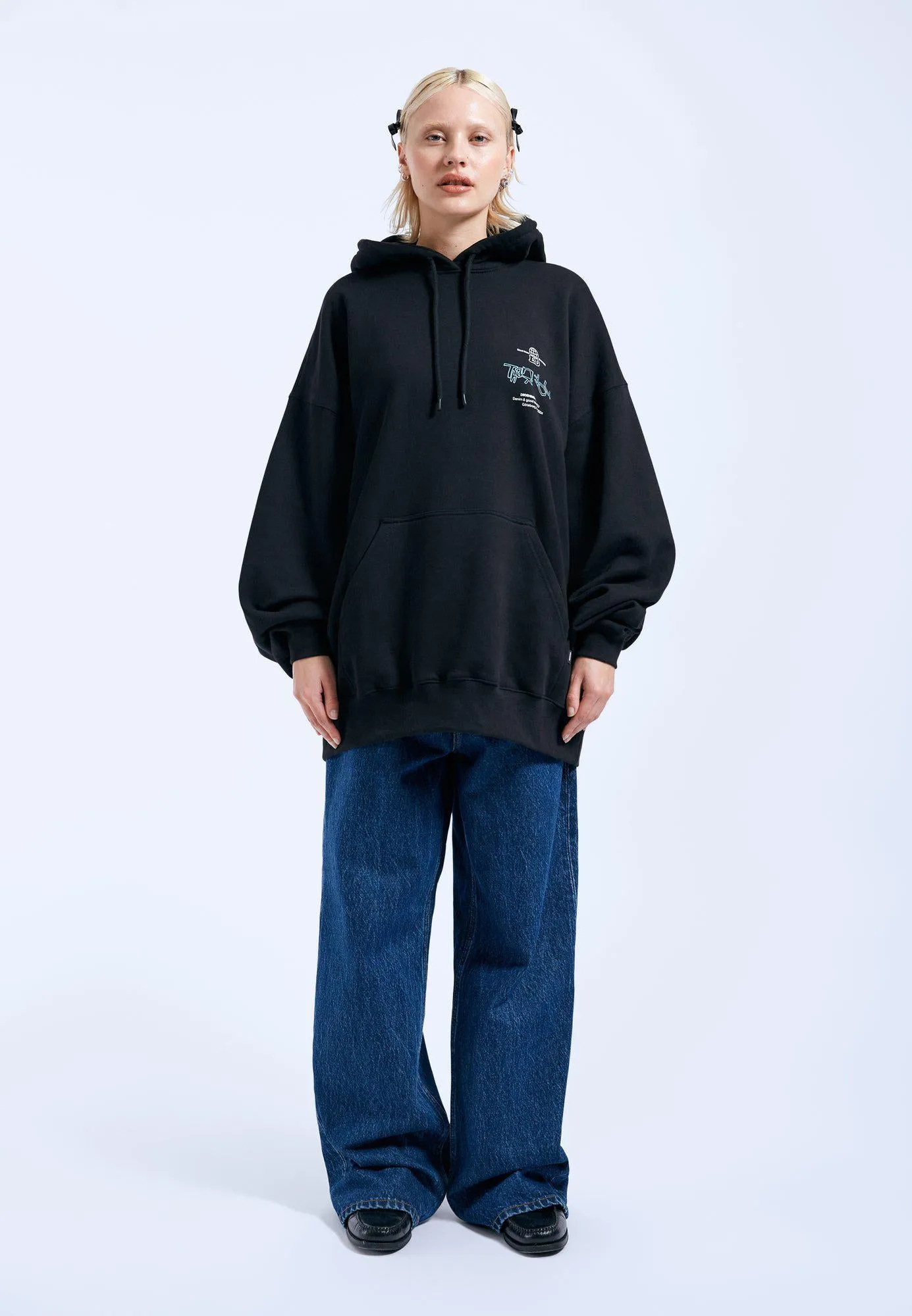 Siri Hoodie - Black Thank You