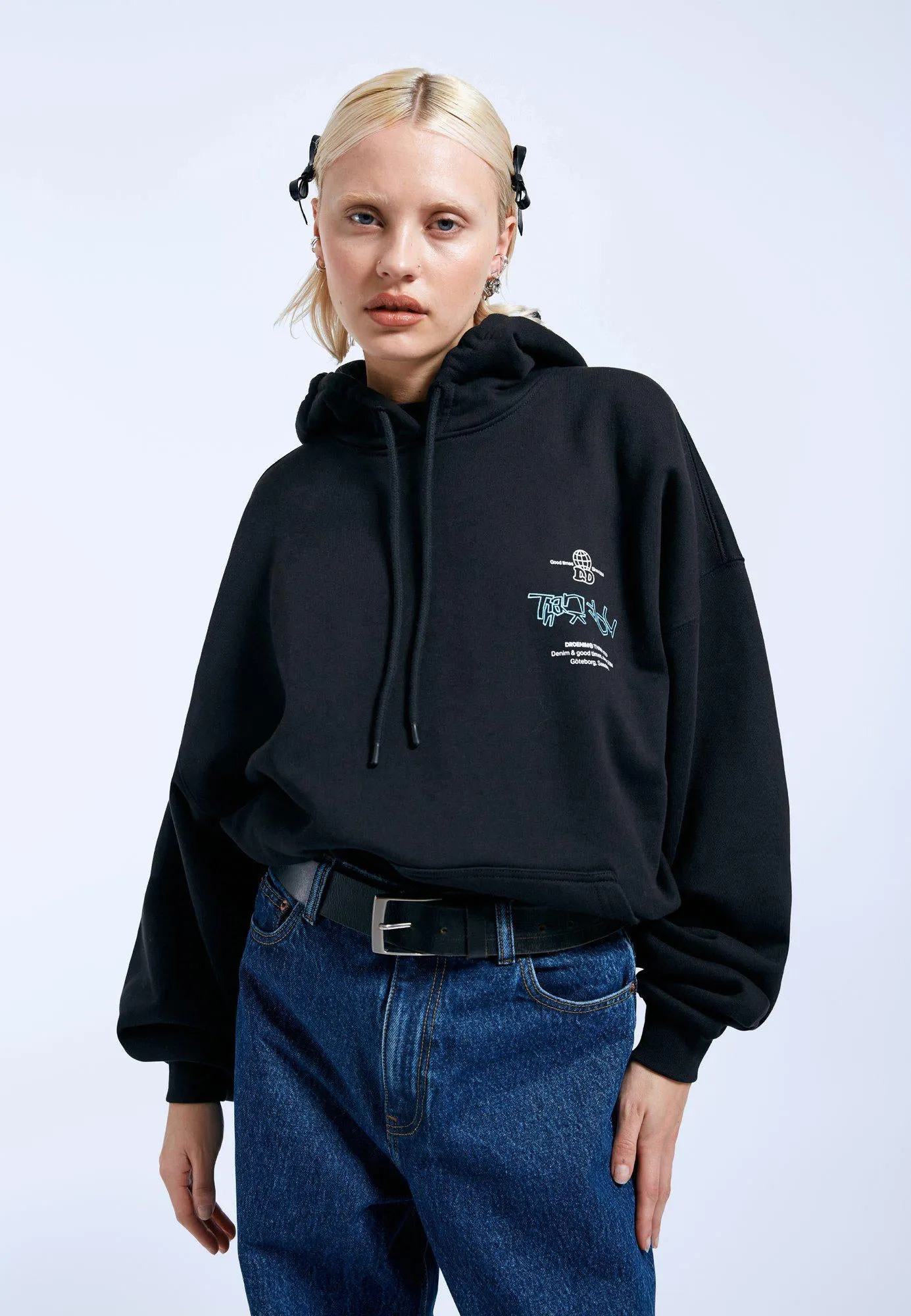 Siri Hoodie - Black Thank You