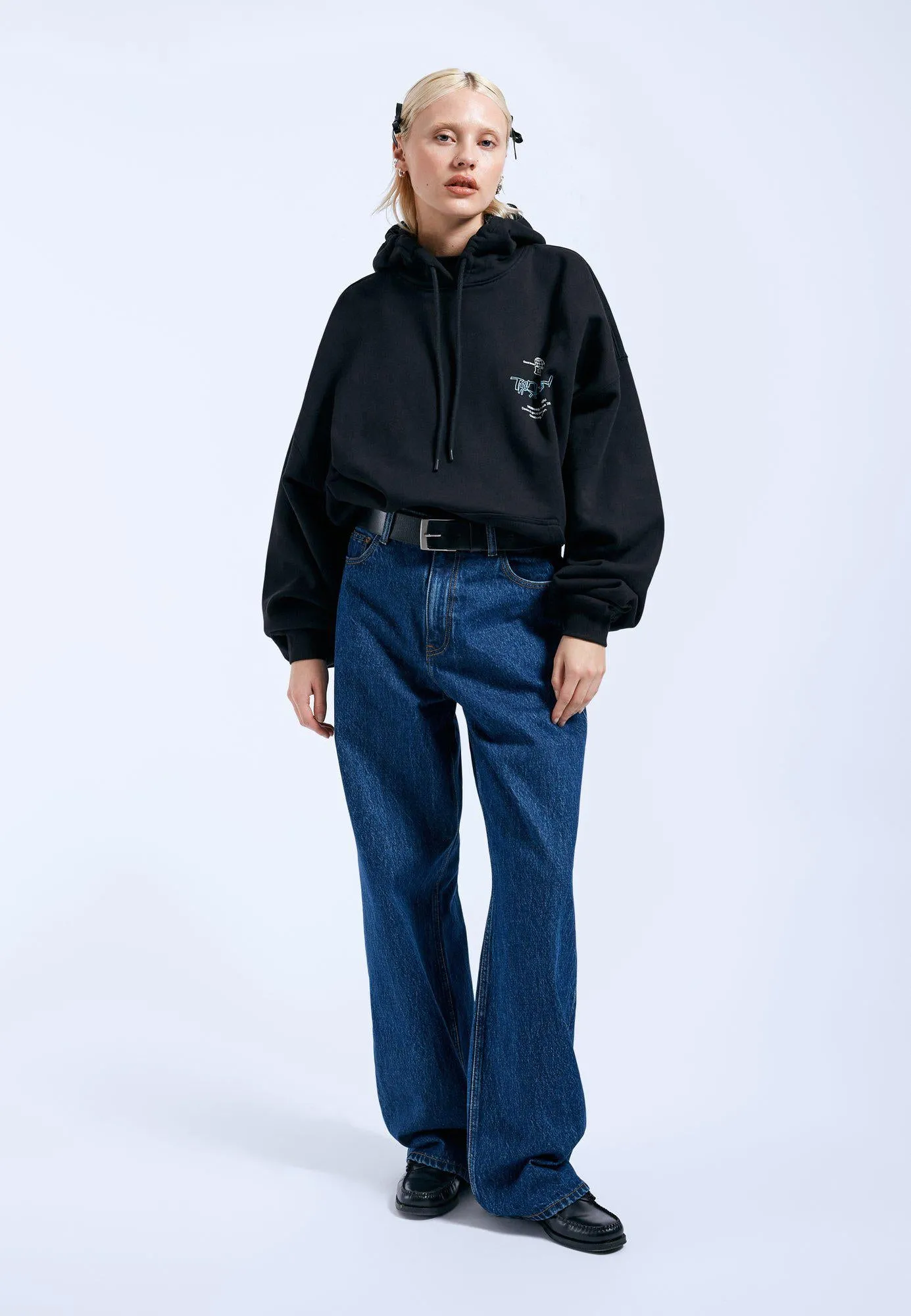 Siri Hoodie - Black Thank You