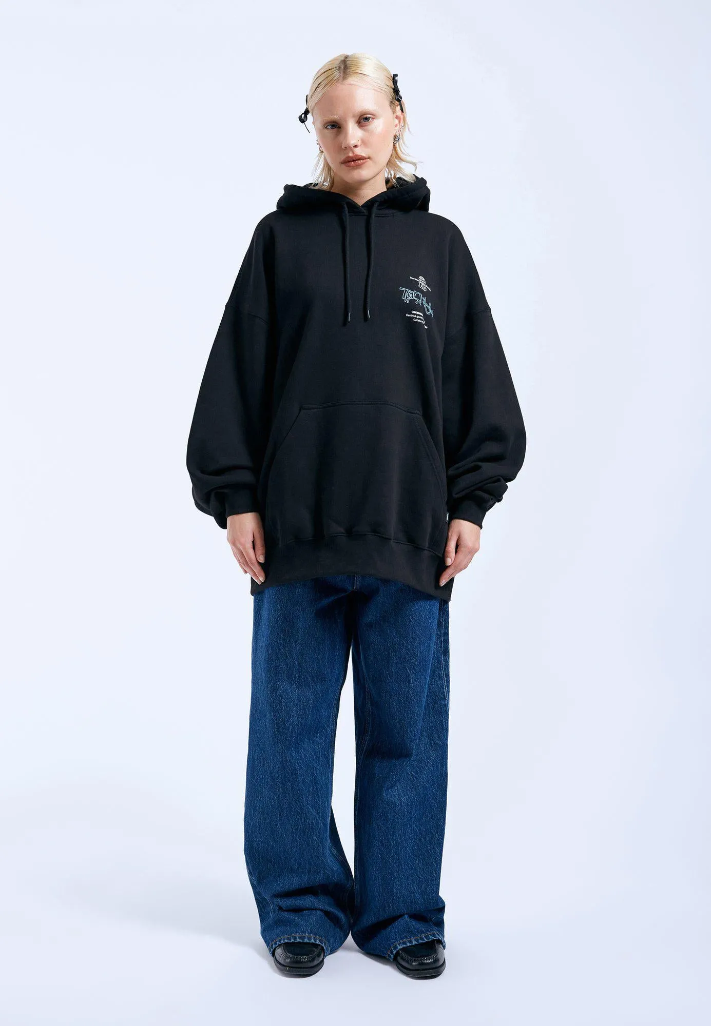Siri Hoodie - Black Thank You