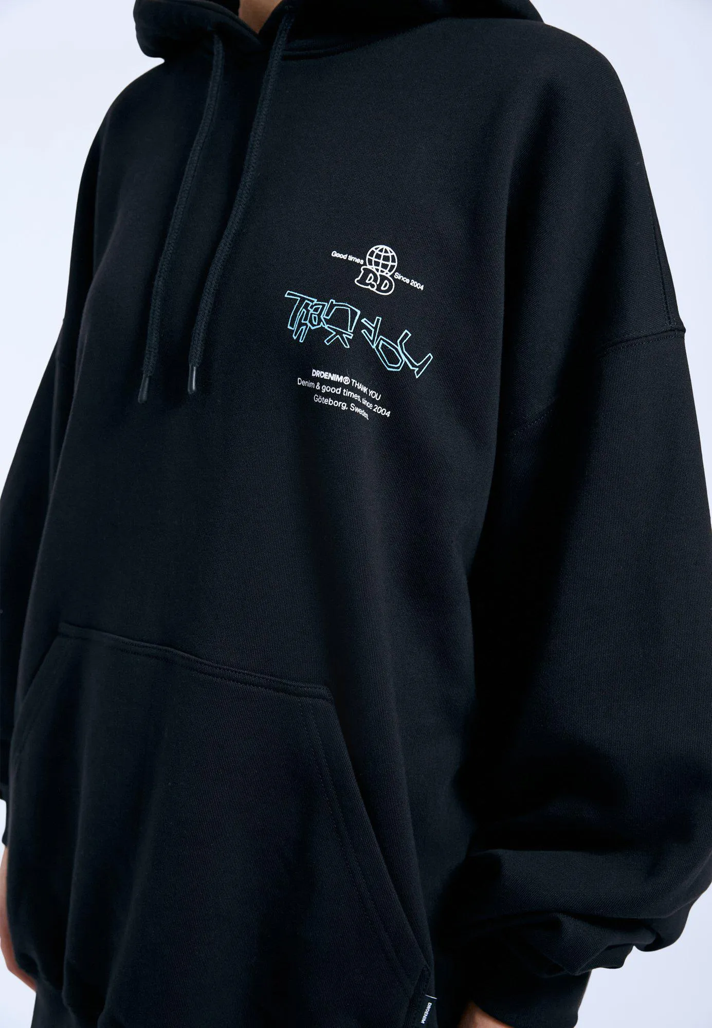 Siri Hoodie - Black Thank You