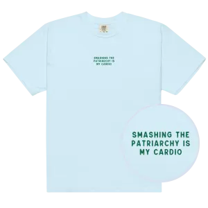 Smashing Patriarchy Cardio Embroidered Premium T-Shirt
