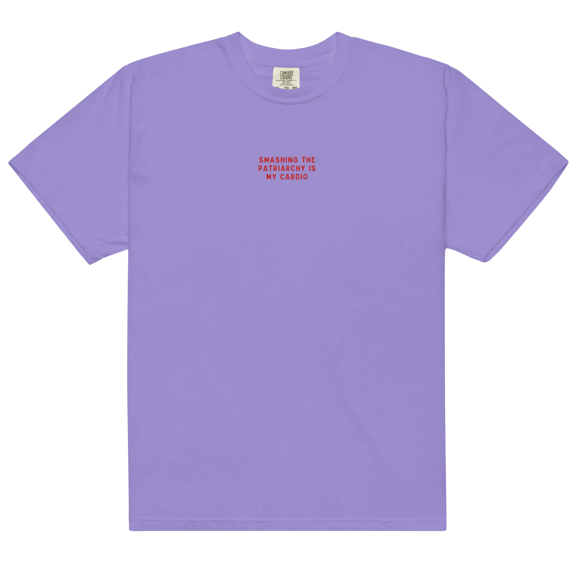 Smashing Patriarchy Cardio Embroidered Premium T-Shirt