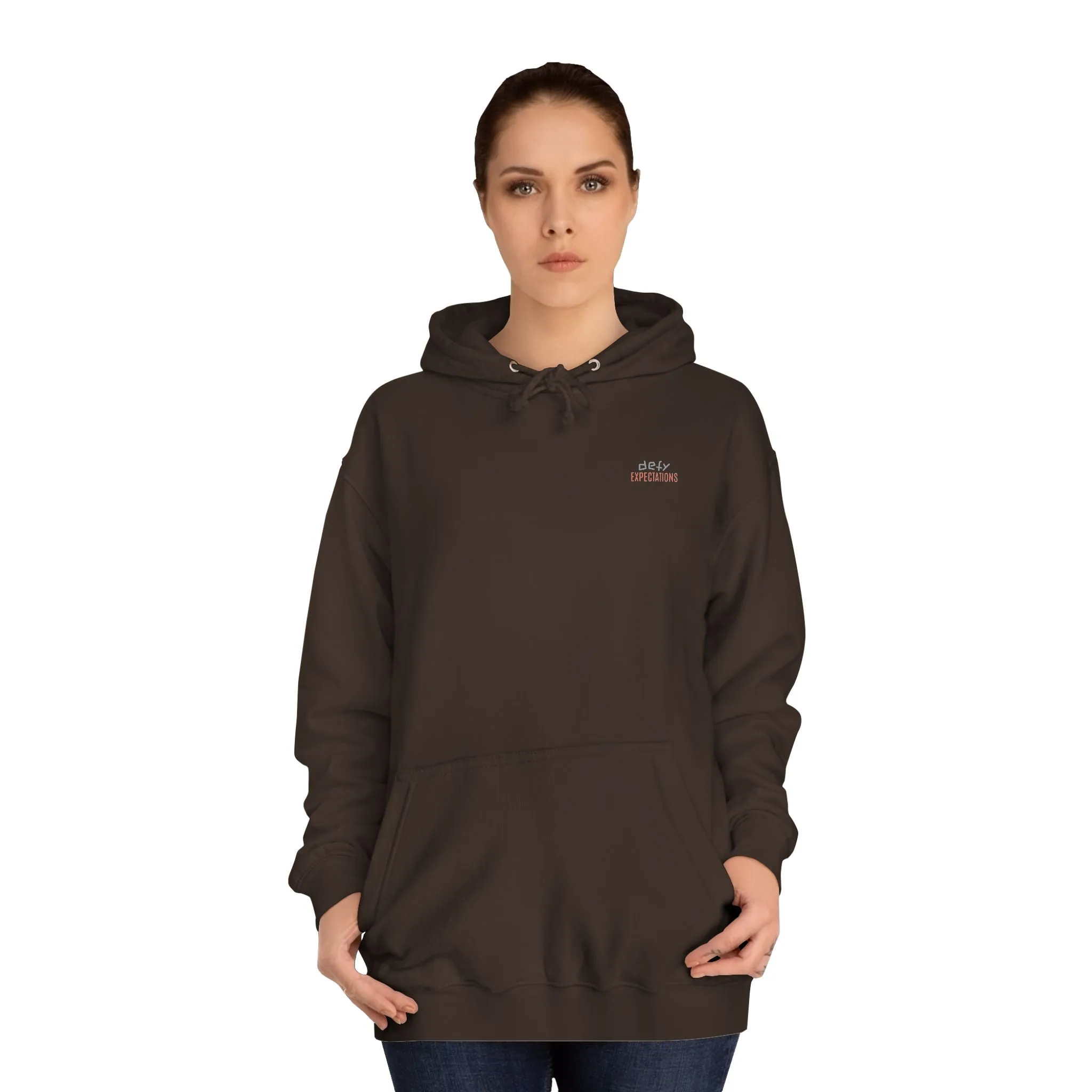 SNRG Unisex Hoodie - Defy Expectations, Sweatshirt, Hooded Jacket, Casual Pullover, Trendy Apparel, Outerwear, Hoodie