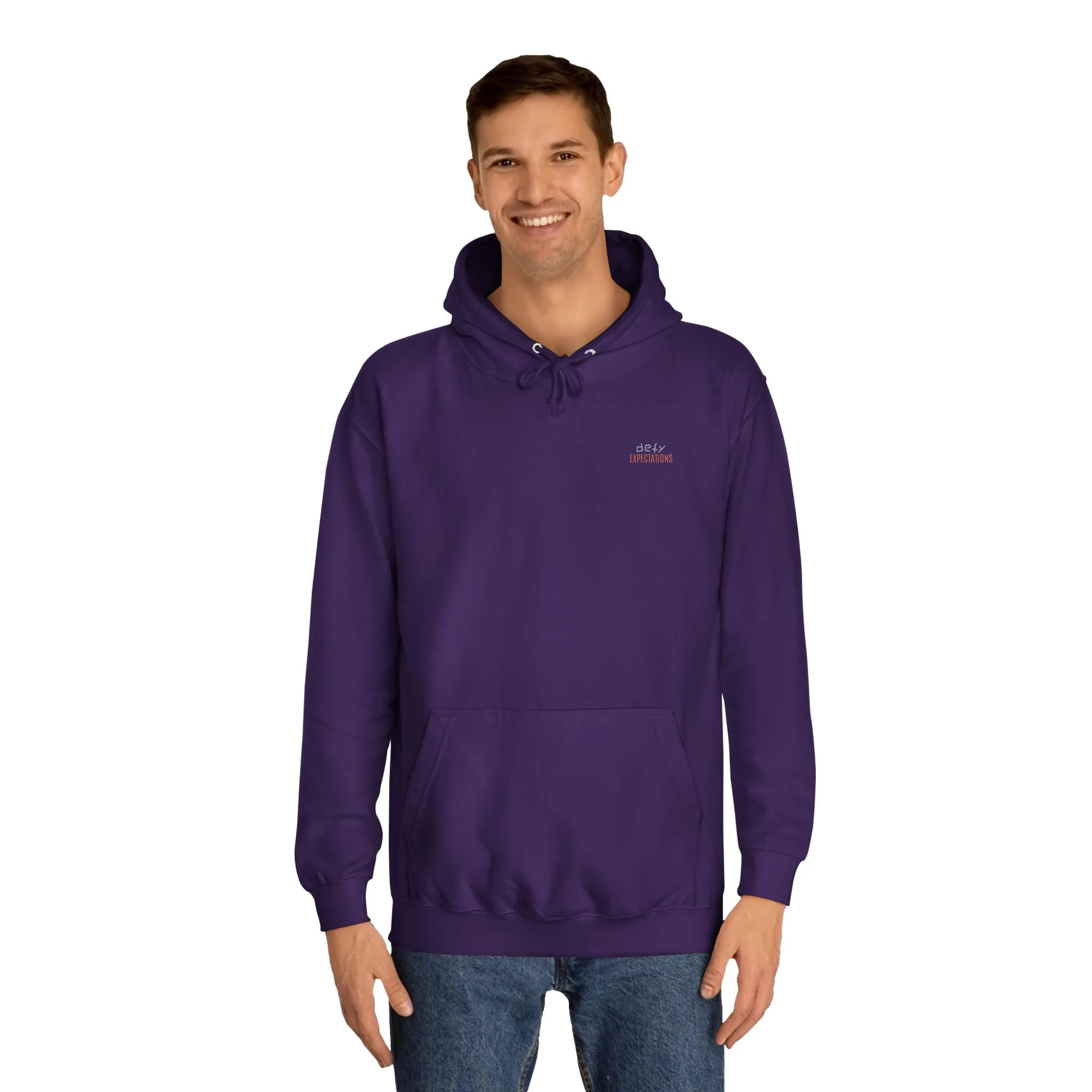 SNRG Unisex Hoodie - Defy Expectations, Sweatshirt, Hooded Jacket, Casual Pullover, Trendy Apparel, Outerwear, Hoodie