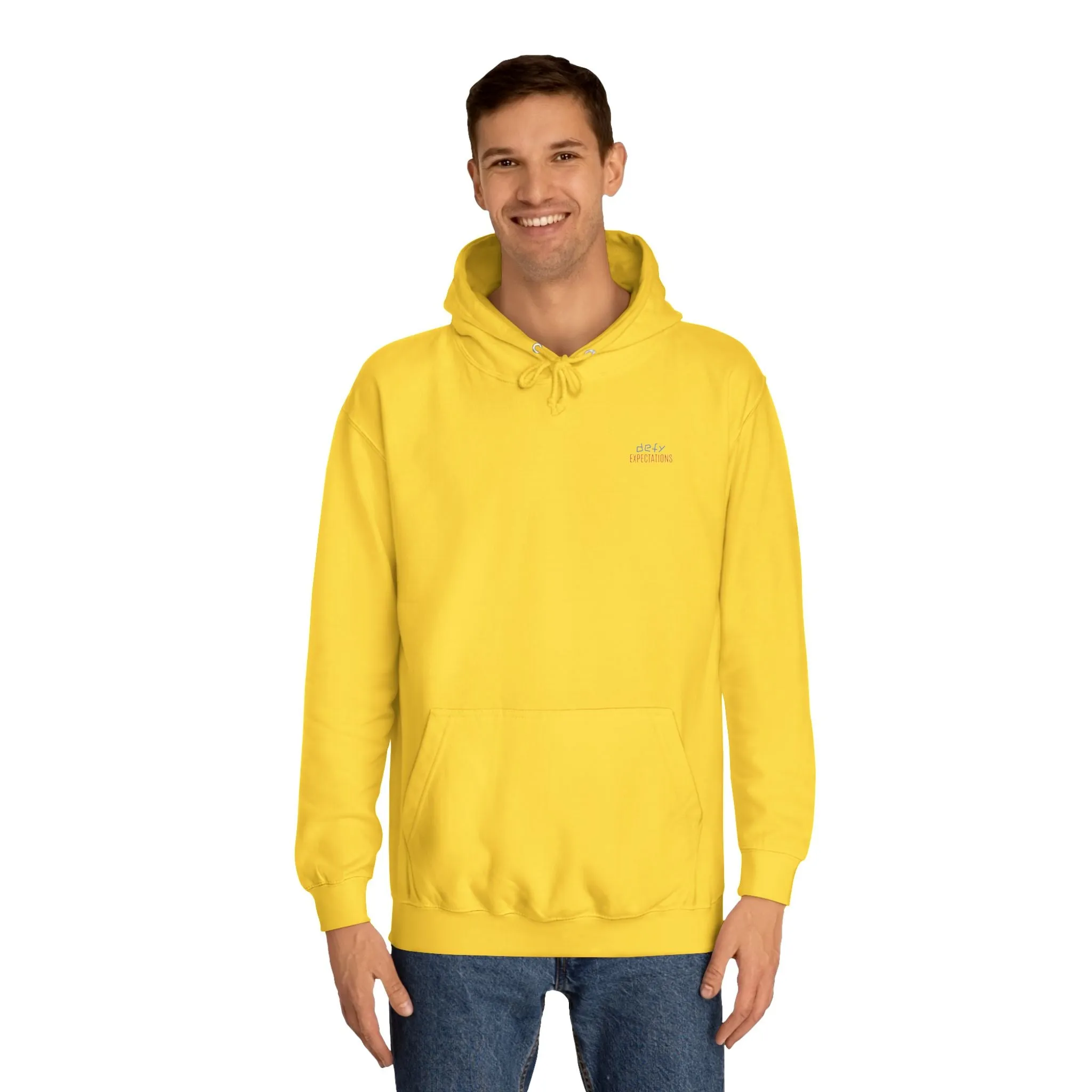 SNRG Unisex Hoodie - Defy Expectations, Sweatshirt, Hooded Jacket, Casual Pullover, Trendy Apparel, Outerwear, Hoodie