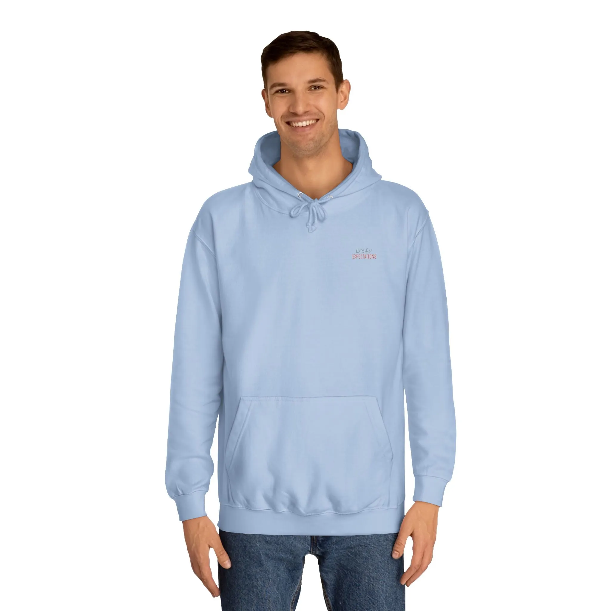 SNRG Unisex Hoodie - Defy Expectations, Sweatshirt, Hooded Jacket, Casual Pullover, Trendy Apparel, Outerwear, Hoodie