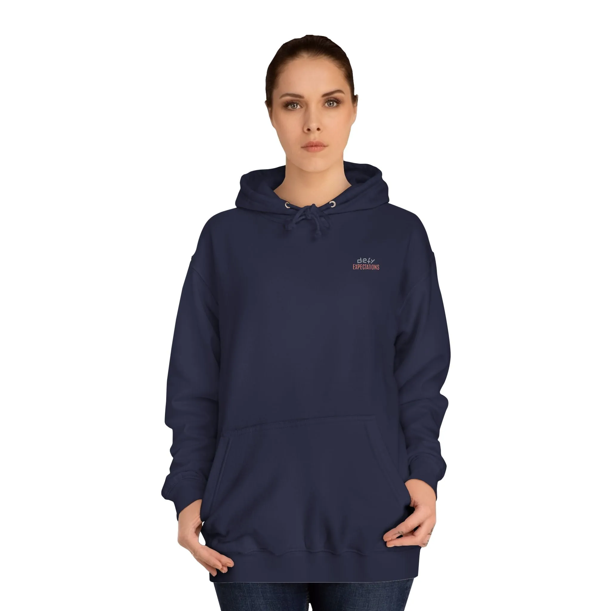 SNRG Unisex Hoodie - Defy Expectations, Sweatshirt, Hooded Jacket, Casual Pullover, Trendy Apparel, Outerwear, Hoodie