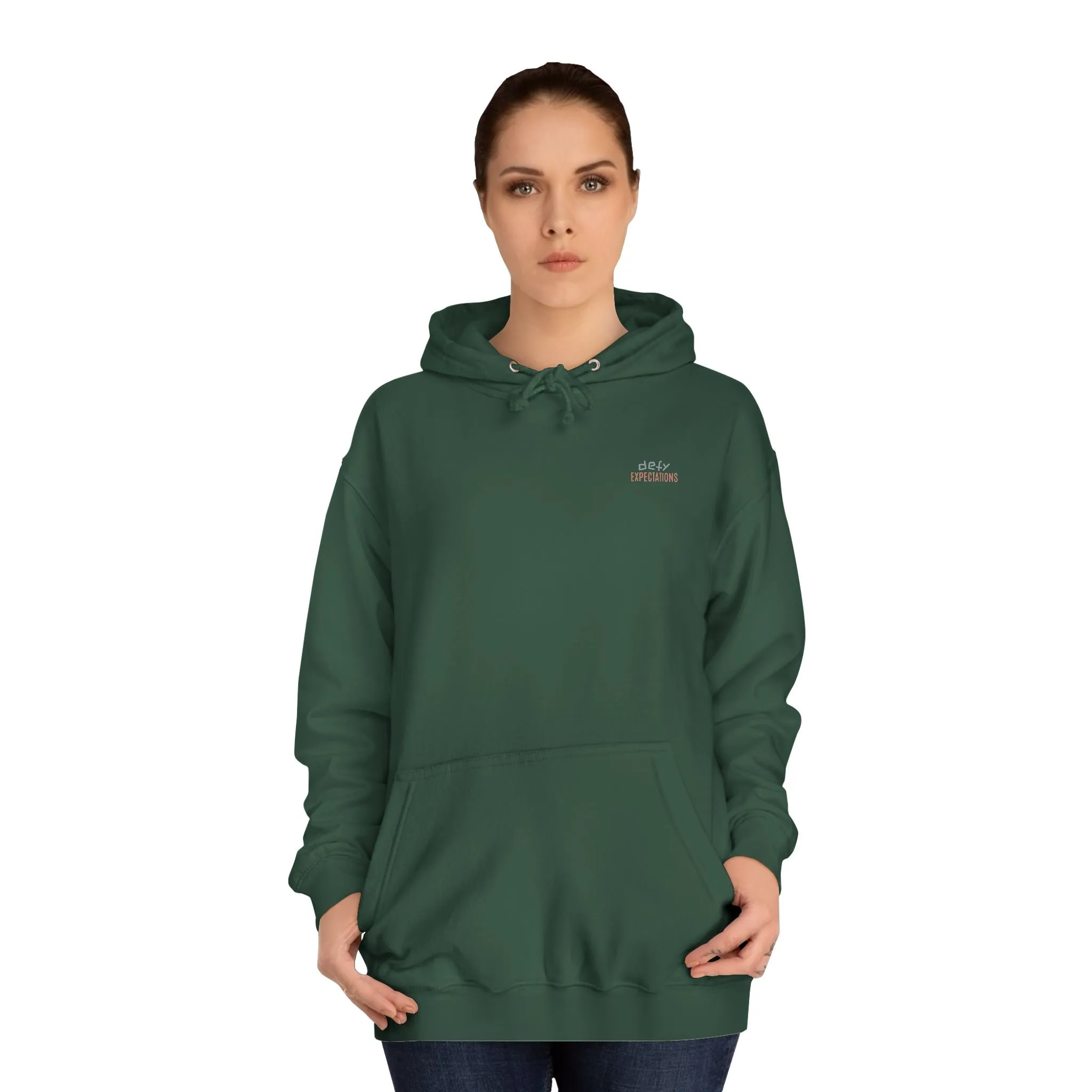 SNRG Unisex Hoodie - Defy Expectations, Sweatshirt, Hooded Jacket, Casual Pullover, Trendy Apparel, Outerwear, Hoodie