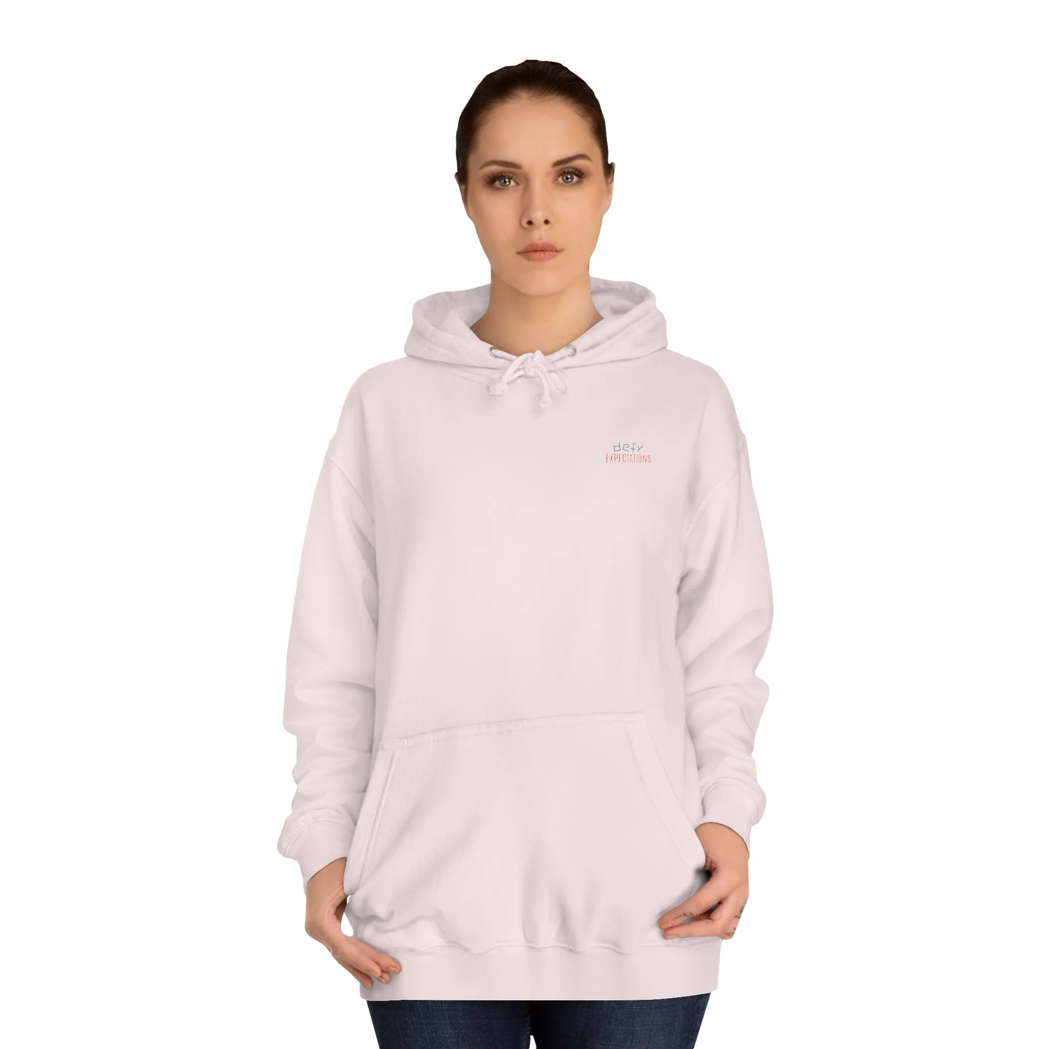SNRG Unisex Hoodie - Defy Expectations, Sweatshirt, Hooded Jacket, Casual Pullover, Trendy Apparel, Outerwear, Hoodie