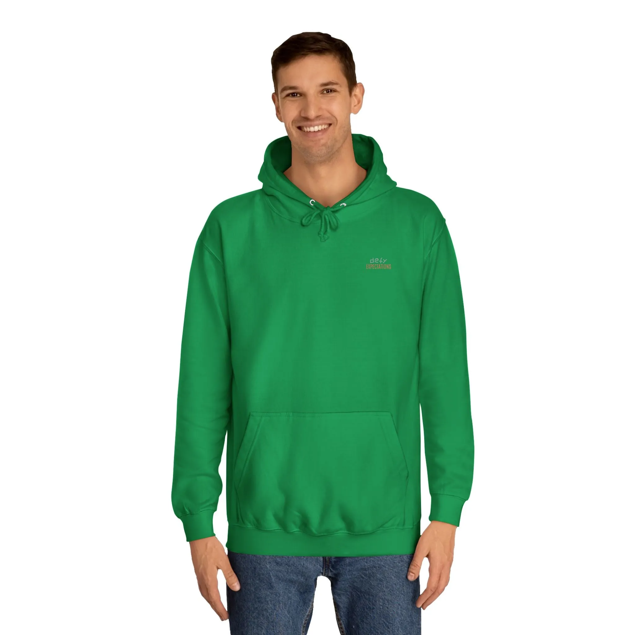 SNRG Unisex Hoodie - Defy Expectations, Sweatshirt, Hooded Jacket, Casual Pullover, Trendy Apparel, Outerwear, Hoodie