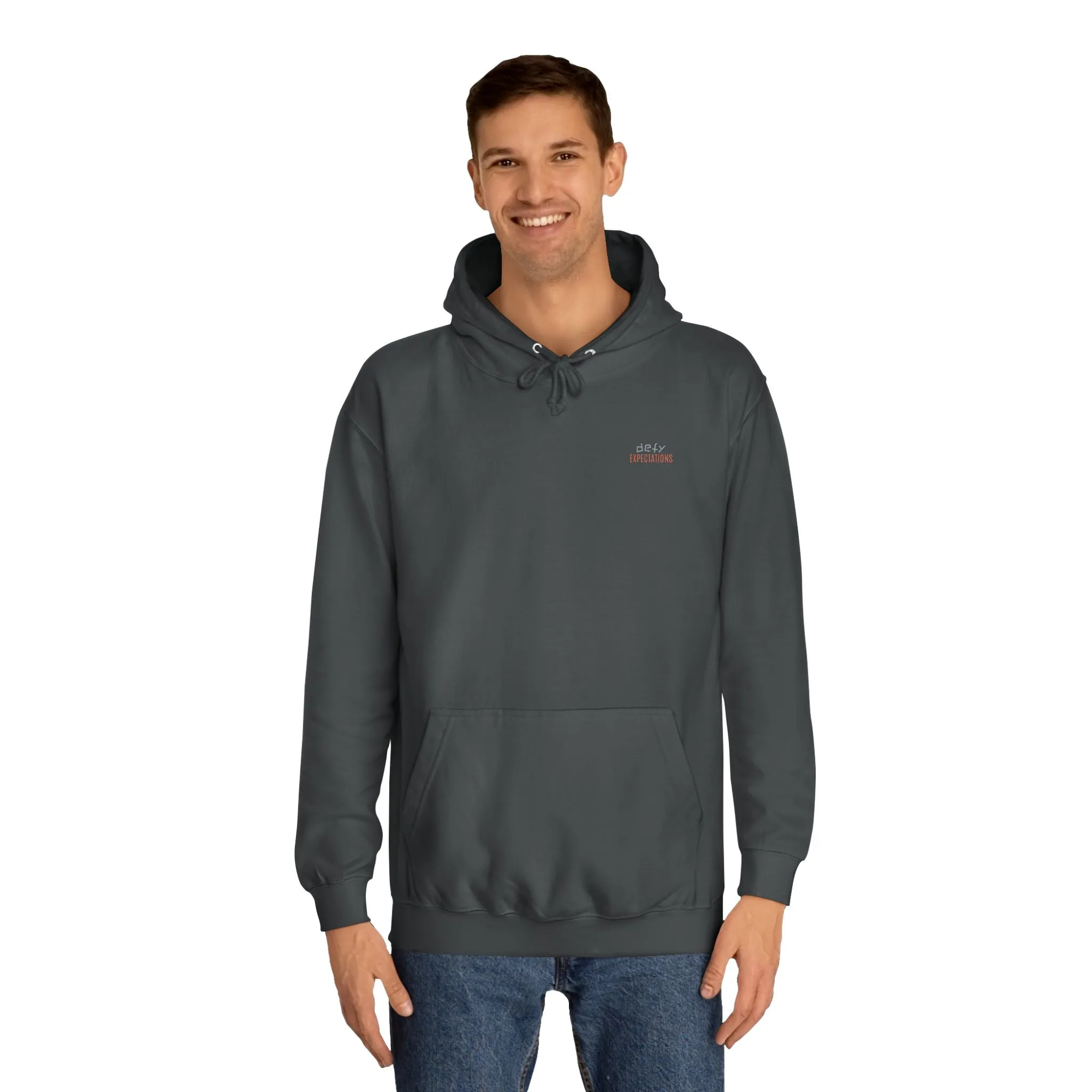 SNRG Unisex Hoodie - Defy Expectations, Sweatshirt, Hooded Jacket, Casual Pullover, Trendy Apparel, Outerwear, Hoodie