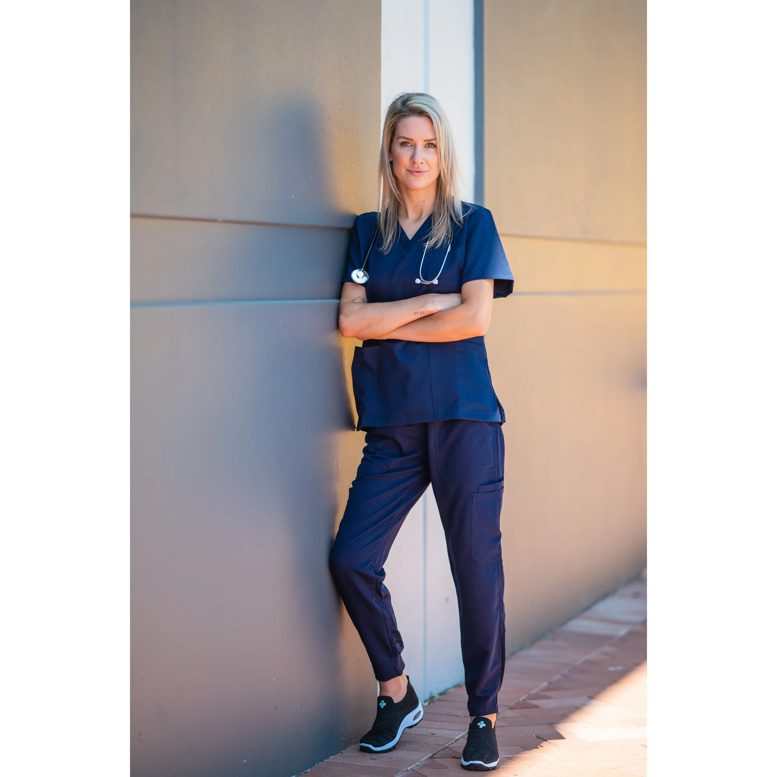 Softies Eaton Women's Premium Hybrid Jogger Leg Scrub Pants EATP01