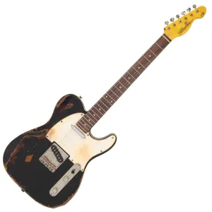 SOLD – Vintage V59 ProShop Custom-Build ~ Heavy Distressed Black over Tobacco Sunburst (Contact: Richards Guitars. www.rguitars.co.uk)