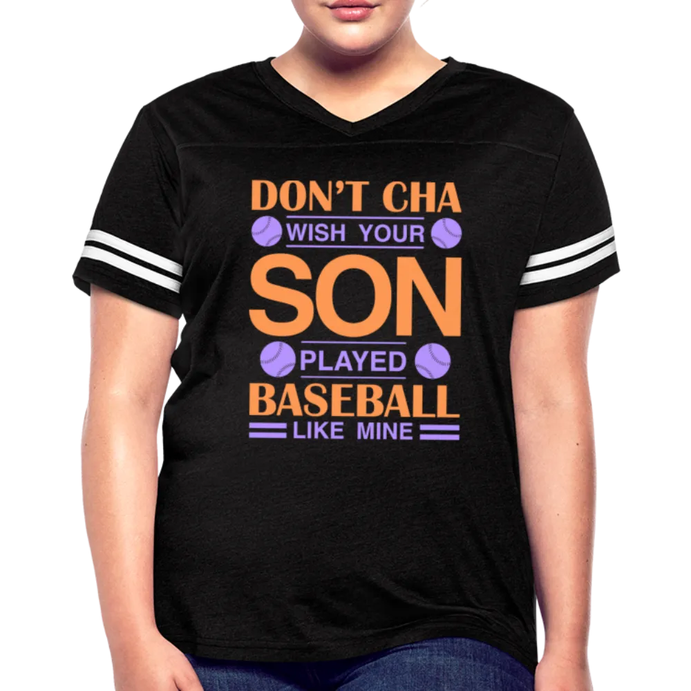 SON PLAYED BASEBALL Women’s Vintage Sport T-Shirt